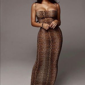 Nairobi Snakeskin Dress